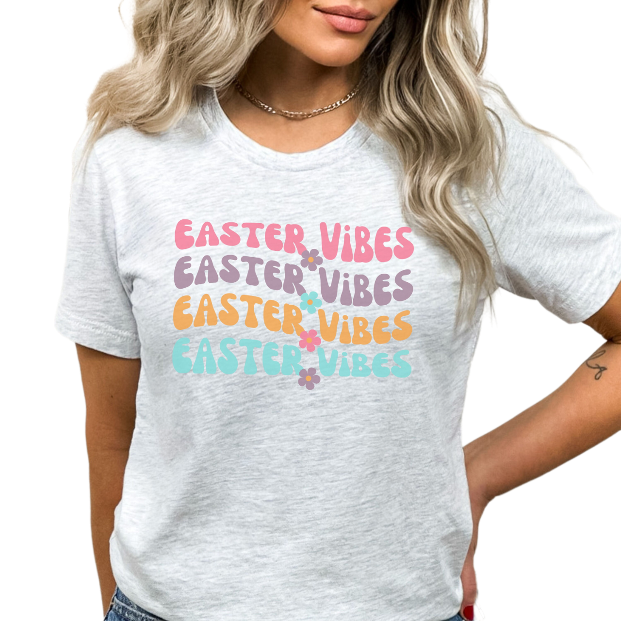 Easter Vibes Shirt, Retro easter vibes shirt, easter shirt, vintage easter shirt, easter shirt women, cute easter shirt