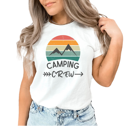 Camping Crew Tshirt, Camping Tshirt, Hiking Shirt, Family Camping Shirt