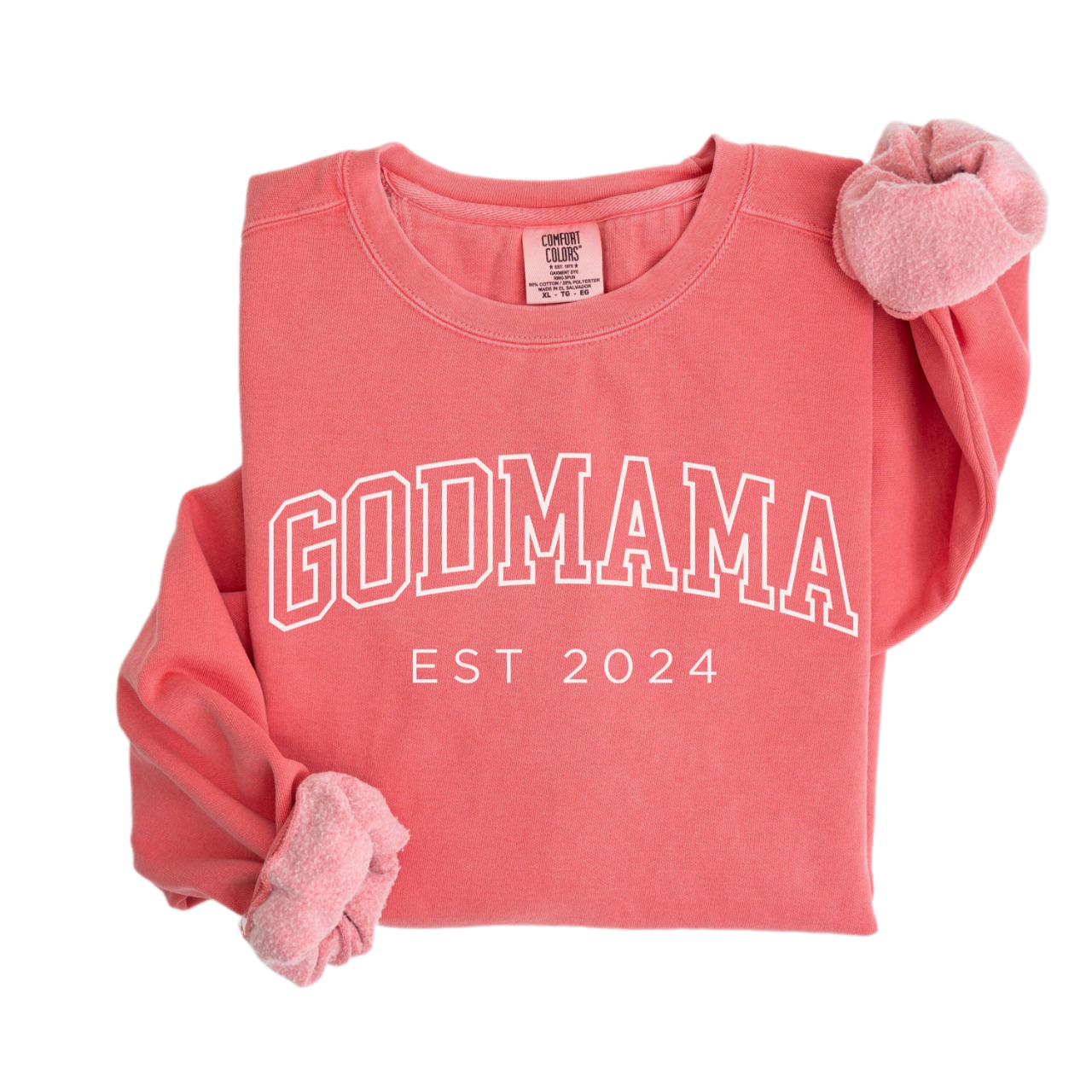 Custom Godmama Sweatshirt, Godmother Est 2024 Sweater, Godmama Sweatshirt