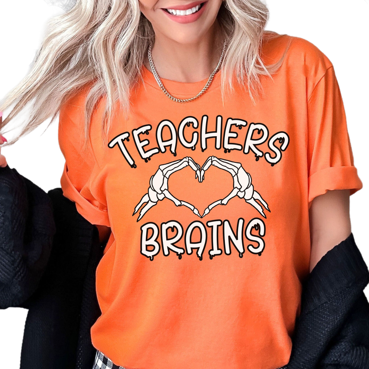 Funny Teacher Halloween Shirt, Spooky Teacher Tee, Teachers Love Brains Shirt, Math Teacher Halloween Shirt