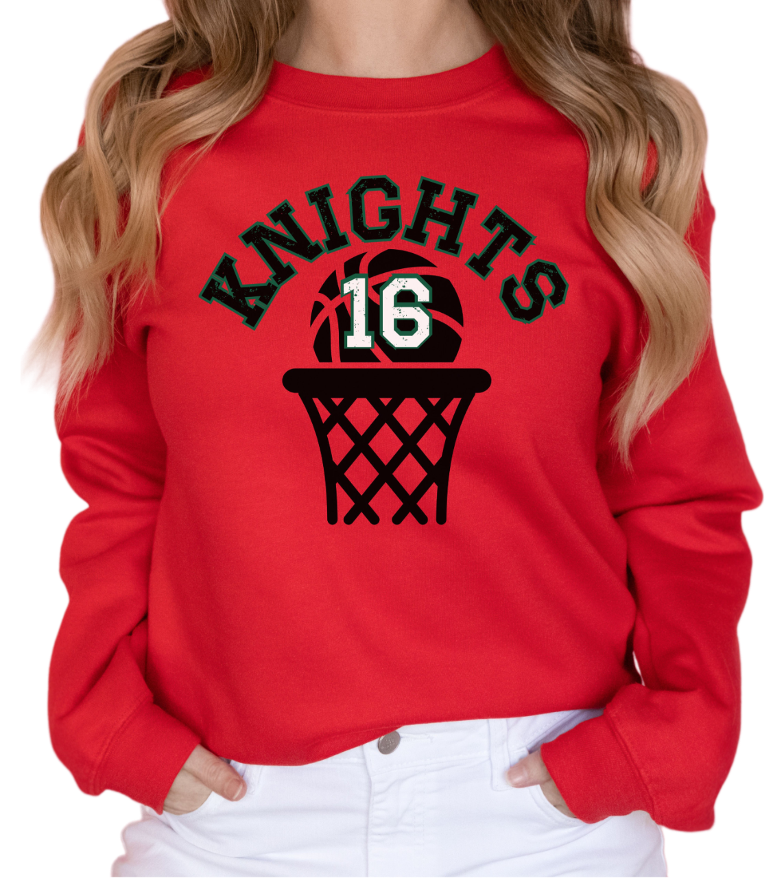 Custom Basketball Sweatshirt, Basketball Pullover, Basketball Number Sweater