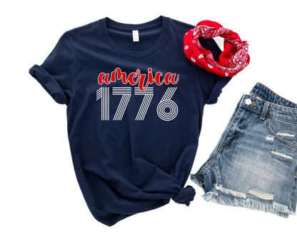 America Est Shirt, America Vintage shirt, America 1776 shirt