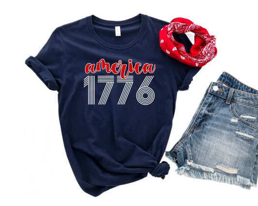 America Est Shirt, America Vintage shirt, America 1776 shirt