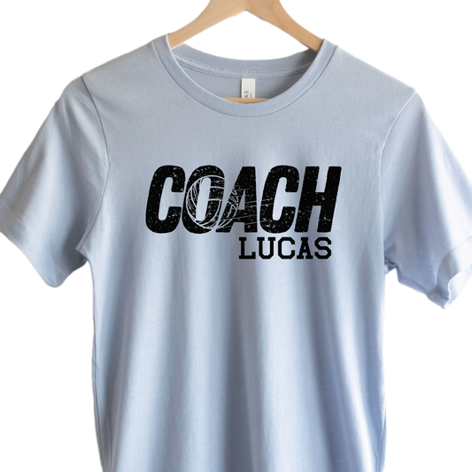 Custom Volleyball Coach Shirt, Coaches gift Volleyball, Personalized Volleyball coach gift, Highschool Volleyball Coach Shirt