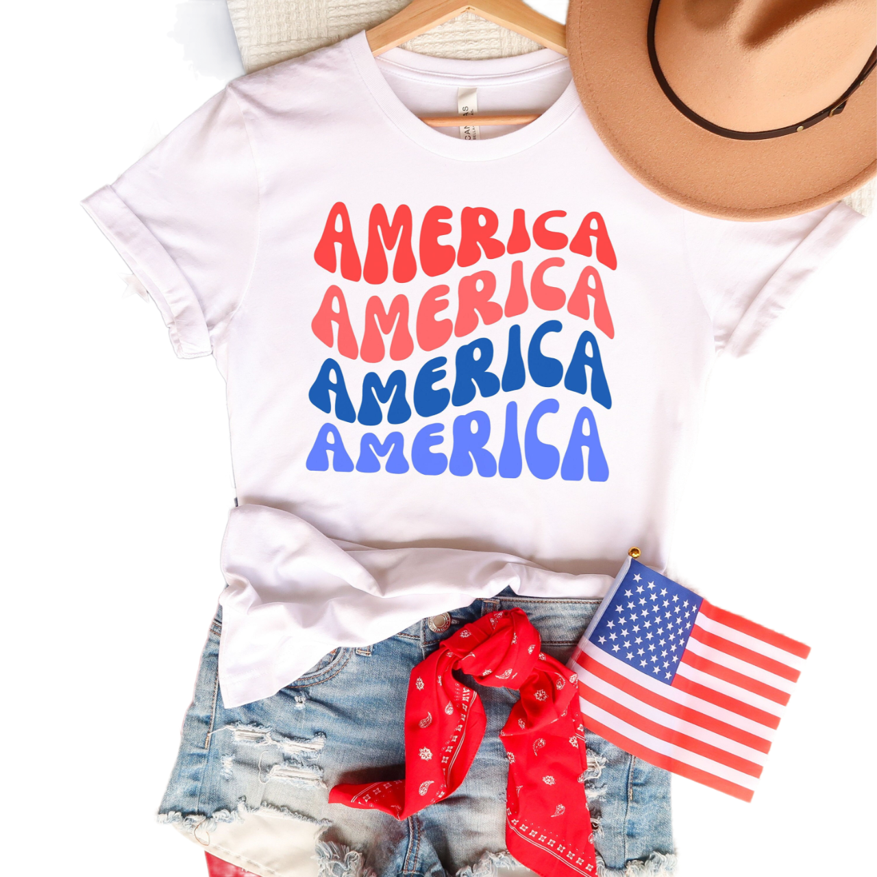 America Groovy shirt, retro America shirt, 4th of July shirt