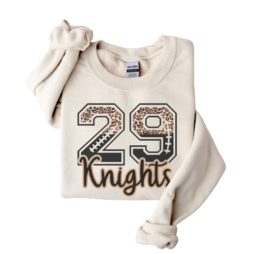 Custom Football Number Sweatshirt, Personalized Football Mom Crewneck