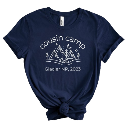 Custom Cousin Camp Shirts, Cousin Camping Crew Shirt, Family Reunion Shirt