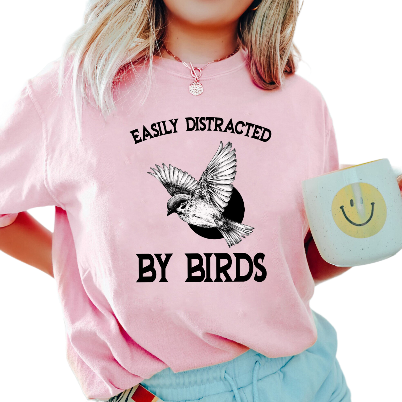 Easily Distracted By Birds Shirt, Trending Unisex Tee Shirt, Unique Shirt Gift,Funny Bird Watcher Shirt, Bird Nerd Hoodie, National Bird Day