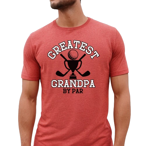 Best grandpa by par golf shirt, Grandpa golf t-shirt, golf gift for grandpa