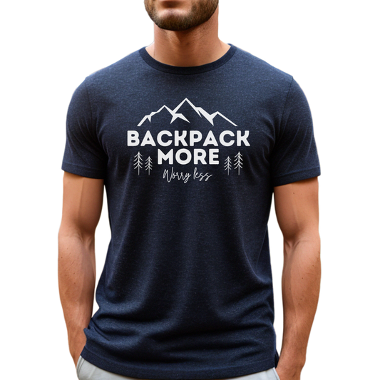 Backpacking Tshirt, Backpack more shirt, Backpacker Gift