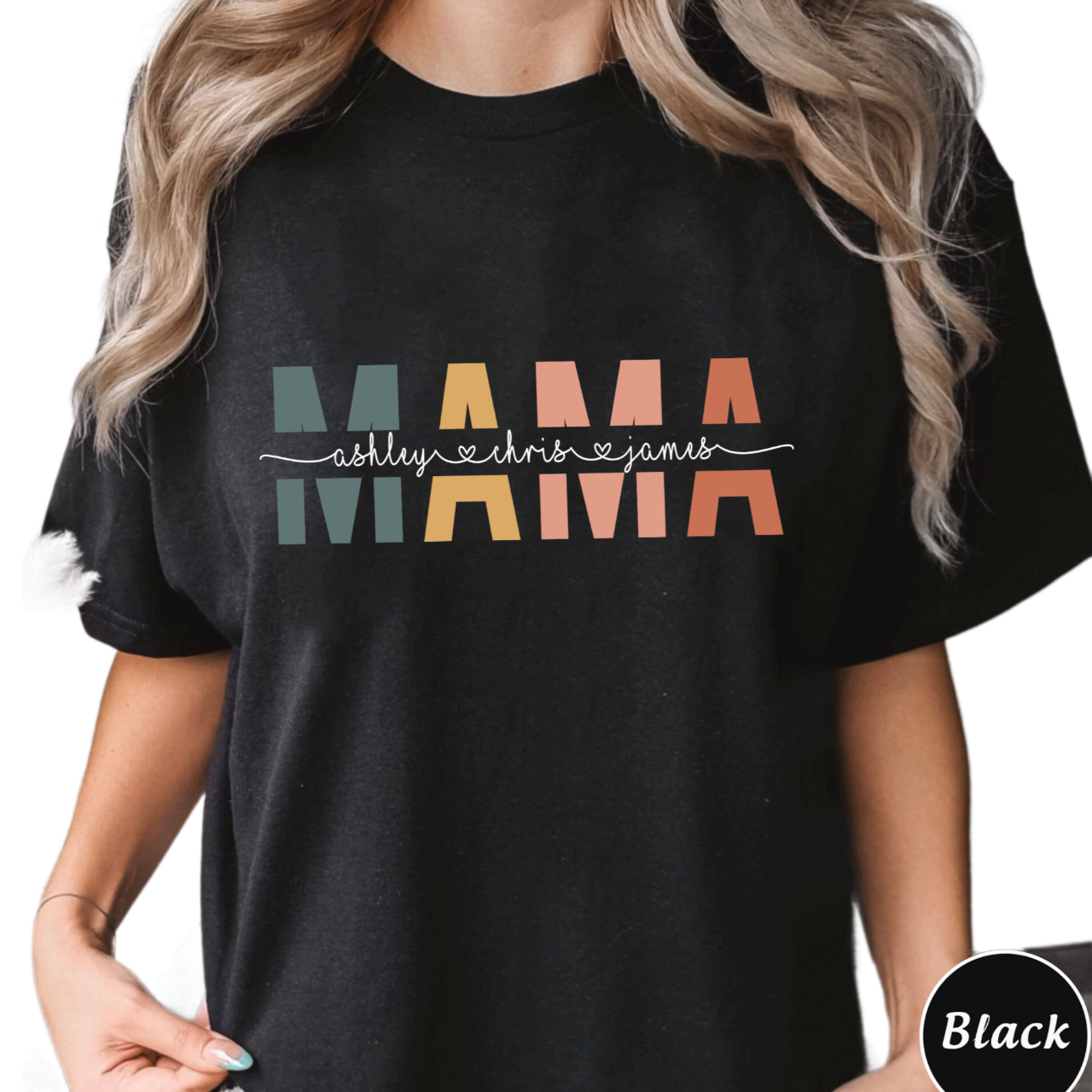 Custom Mama Shirt, Custom Kid Name sweatshirt, Mothers Day Gift, Mothers Day Shirt, Mama Trending Shirt, Custom Mama Sweatshirt Hoodie