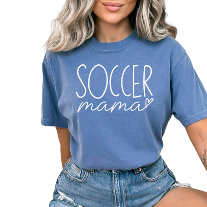 Comfort Colors Soccer Mom Shirt, Soccer Mom Gift, Soccer mom Tshirt