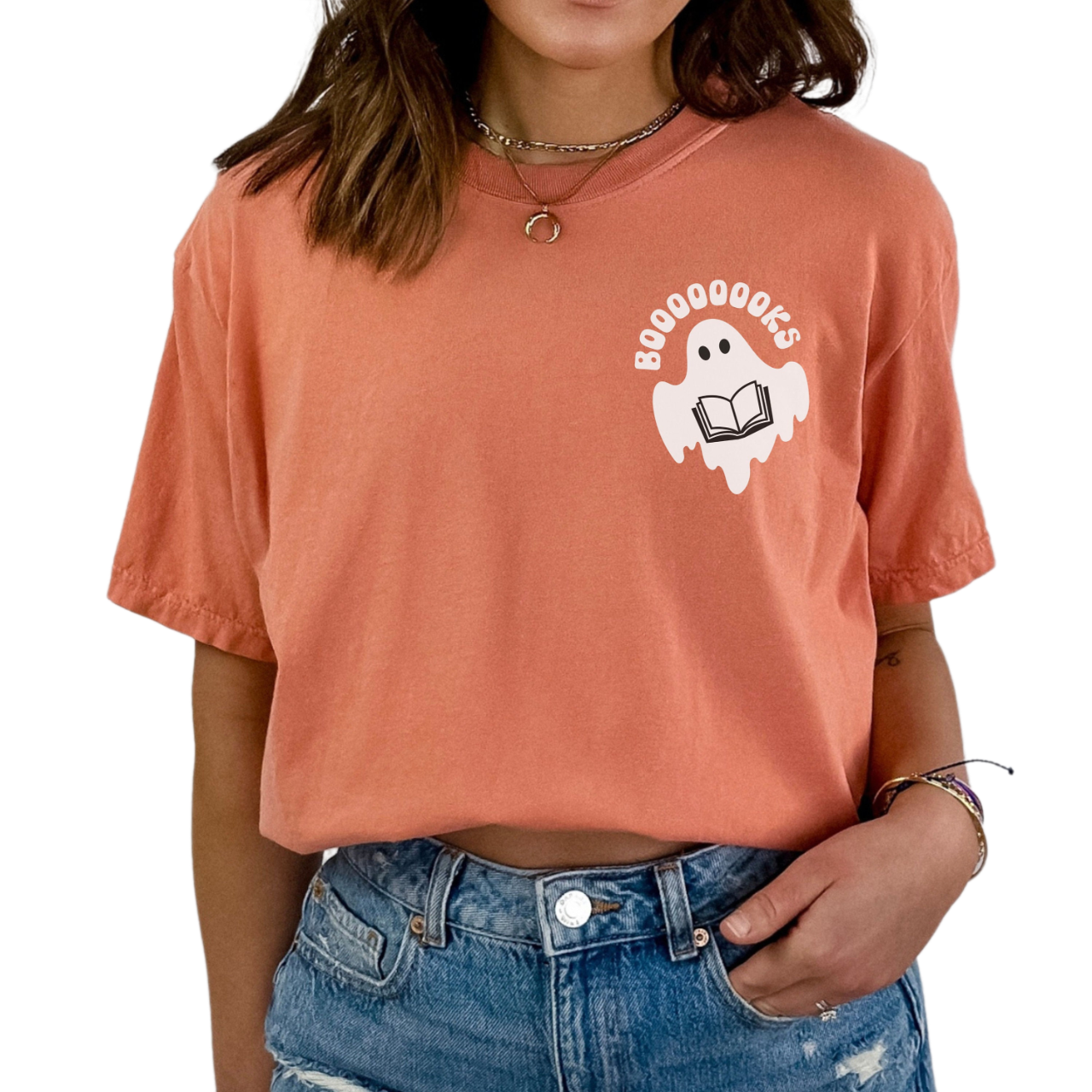 Bookish ghost shirt, Librarian ghost  Halloween Tshirt