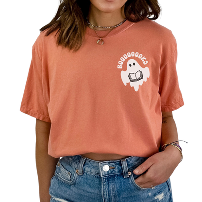 Bookish ghost shirt, Librarian ghost  Halloween Tshirt