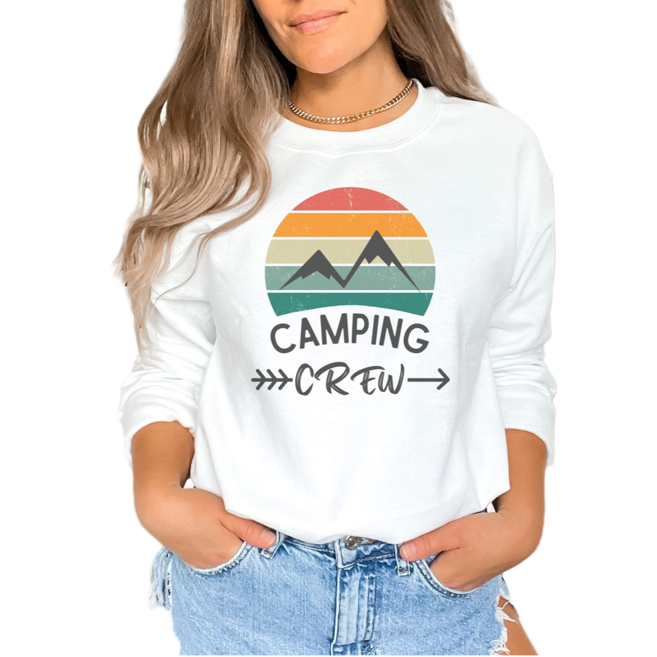 Camping Crew Sweatshirt, Camping Sweatshirt, Camp Squad Sweatshirt