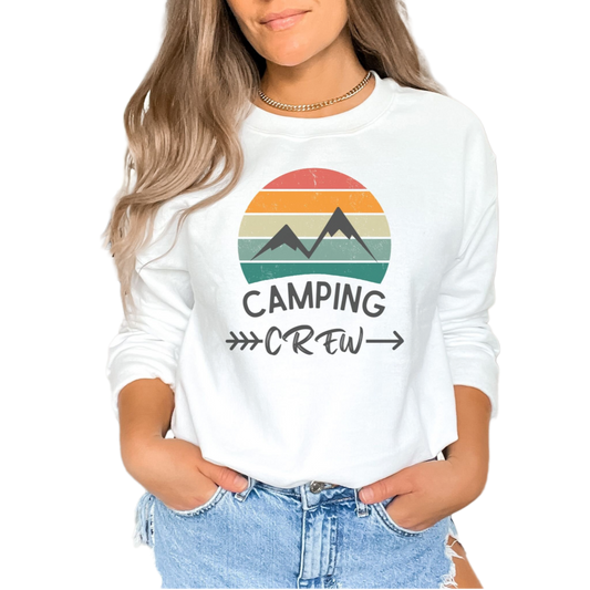 Camping Crew Sweatshirt, Camping Sweatshirt, Camp Squad Sweatshirt