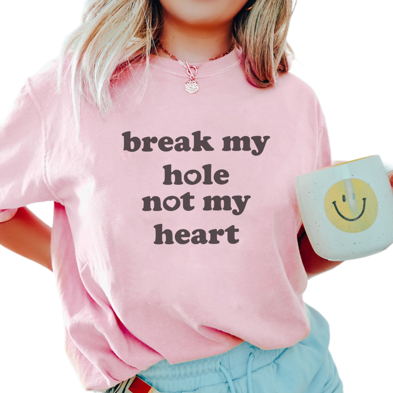 Break My Hole Not My Heart Shirt, Trending Unisex Tee Shirt, Unique Shirt Gift, Break My Hole Not My Heart Sweatshirt Hoodie