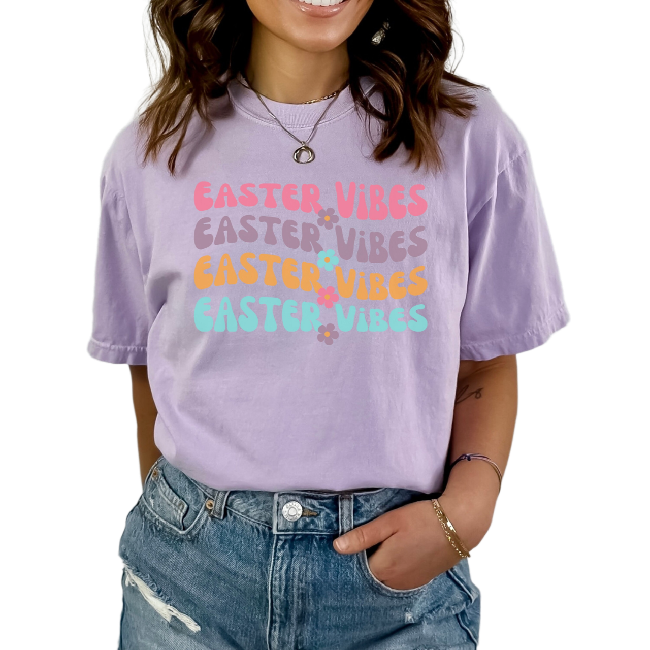 Easter Vibes Shirt, Retro easter vibes shirt, easter shirt, vintage easter shirt, easter shirt women