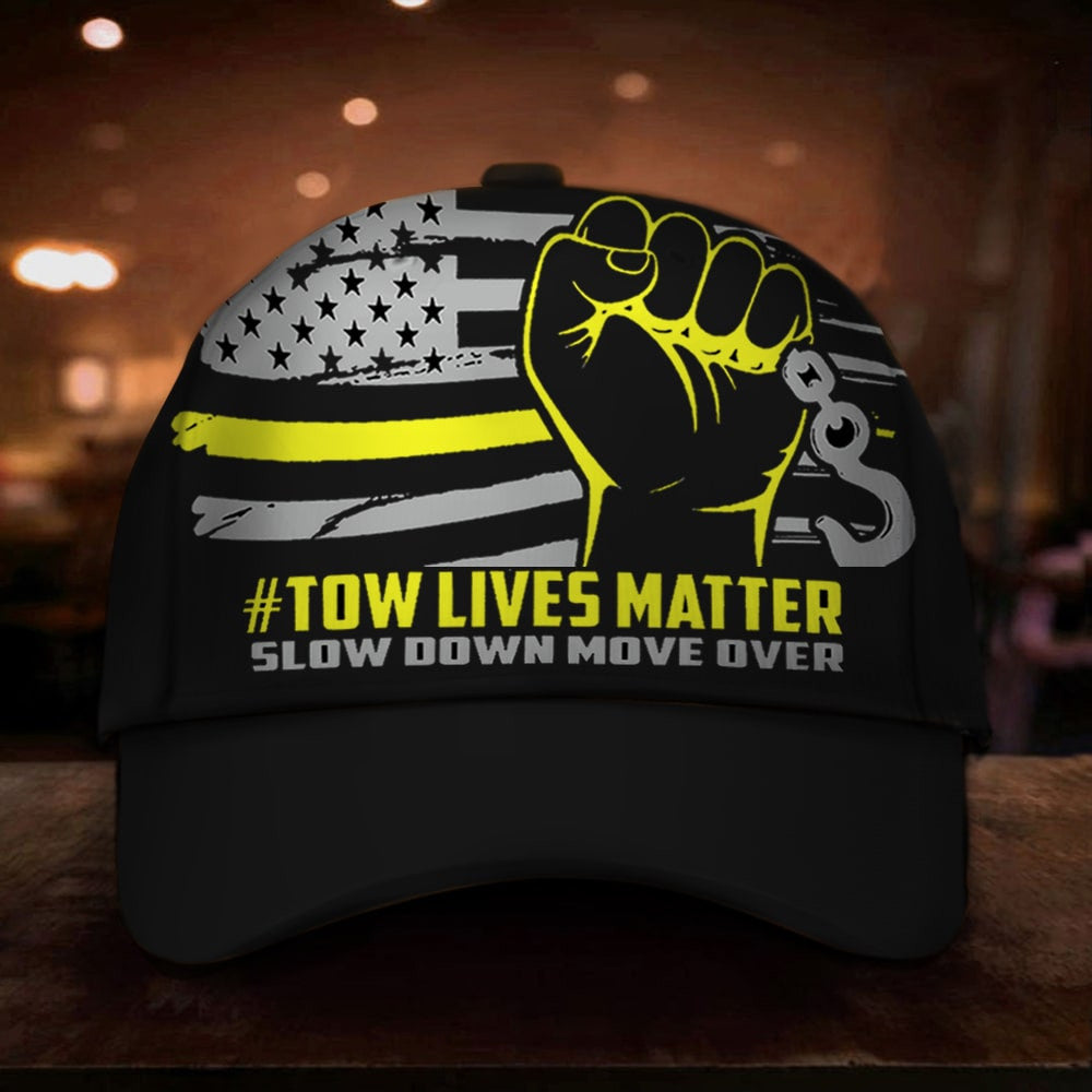 Thin Yellow Line Flag Tow Lives Matter Move Over Slow Down Flag For Indoor Outdoor Home Decor