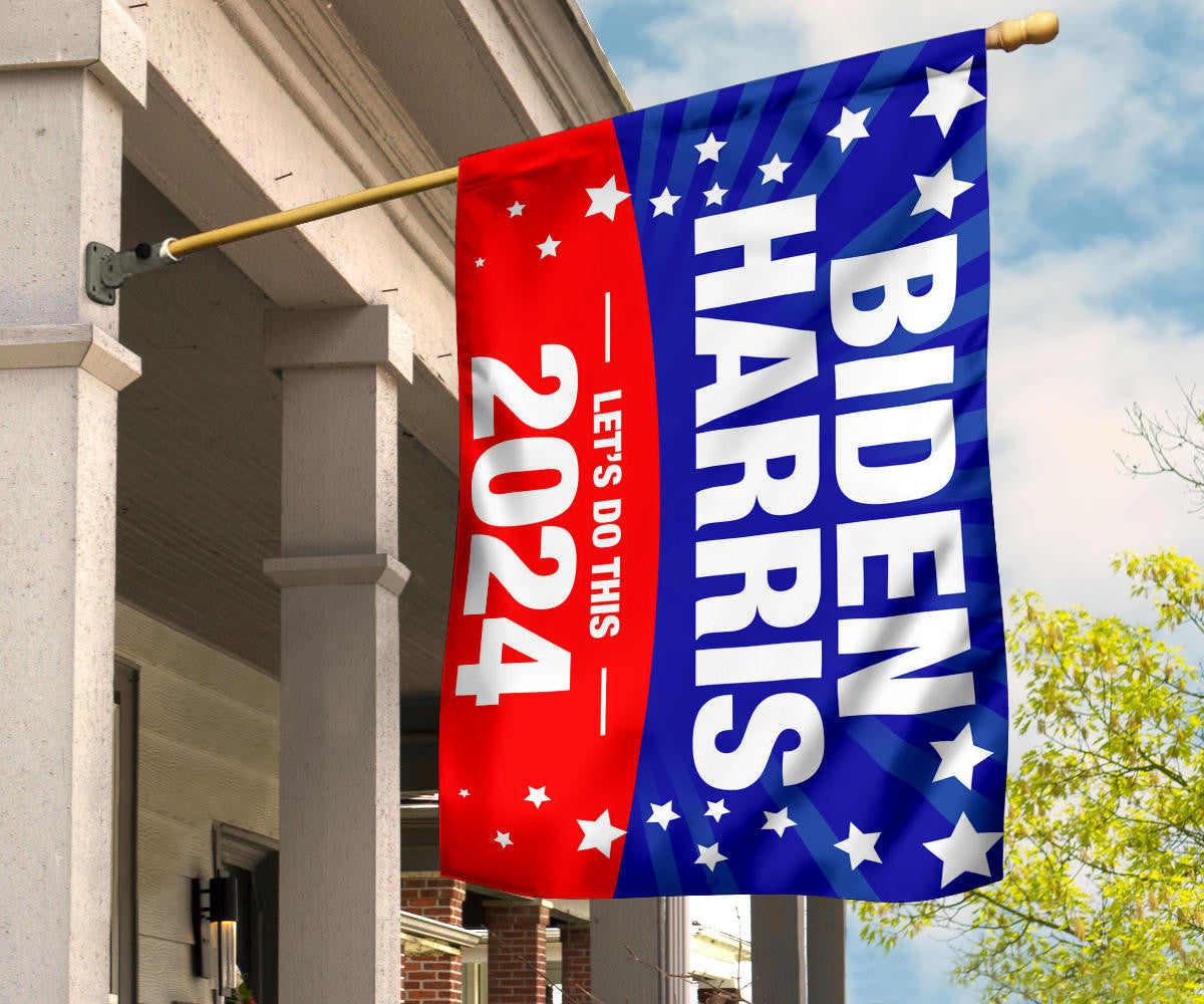 Biden Harris Let's Do This 2024 Flag Biden Harris Campaign Election 2024 Merchandise