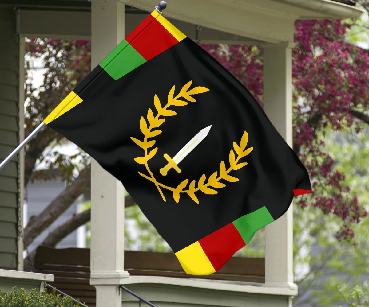 Black American Heritage Flag 1967 Black People African American Heritage Flag