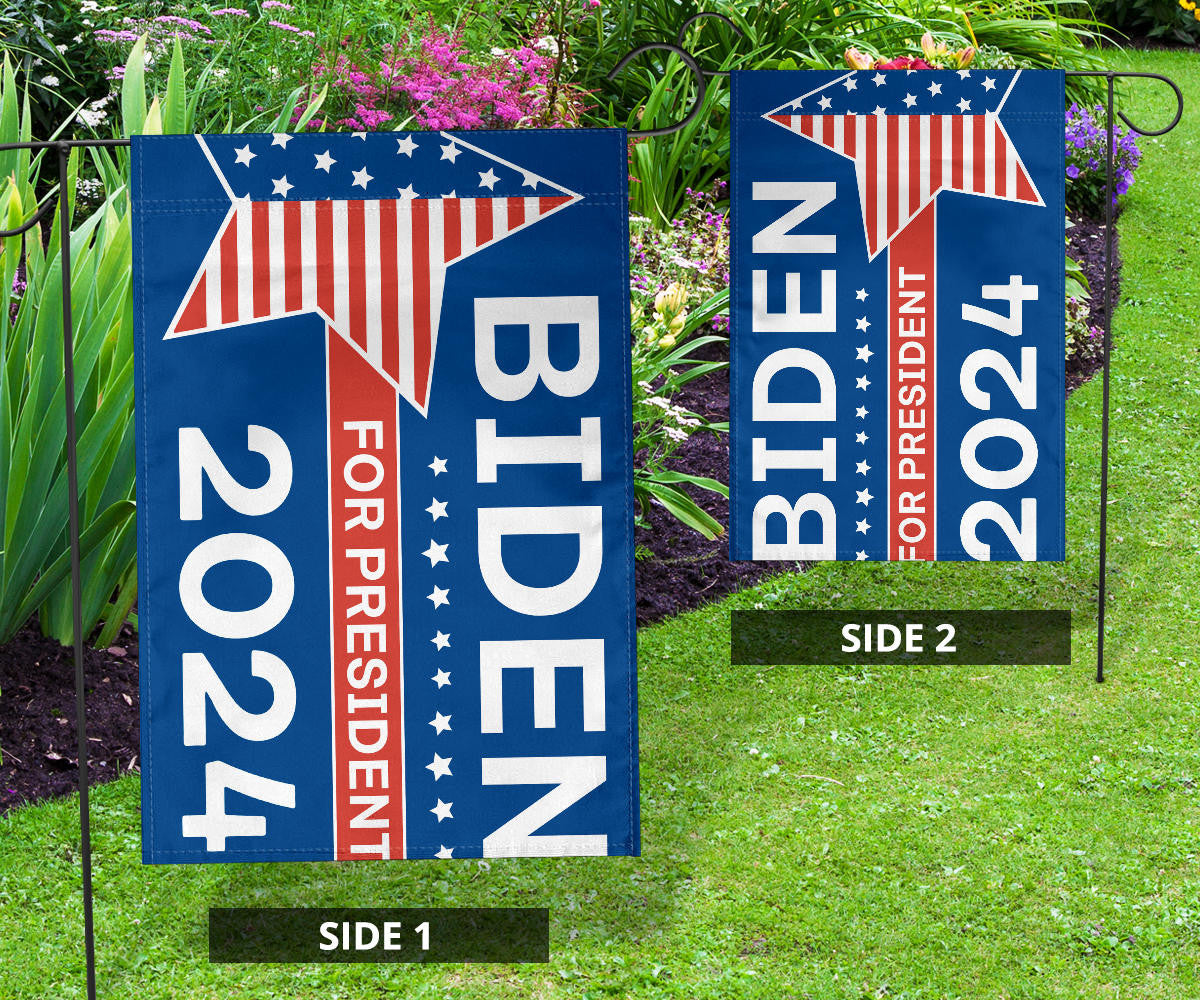 Biden For President 2024 Flag Joe Biden 2024 Flag For Supporters Presidential Election