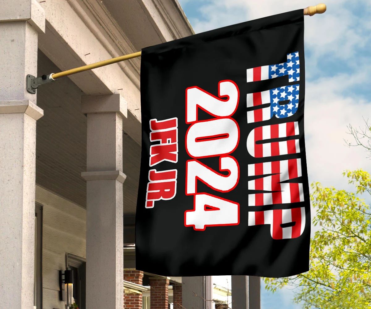 Trump 2024 Jfk Jr Flag Patriotic Garden Flags Holiday Decor Best American Flag For House