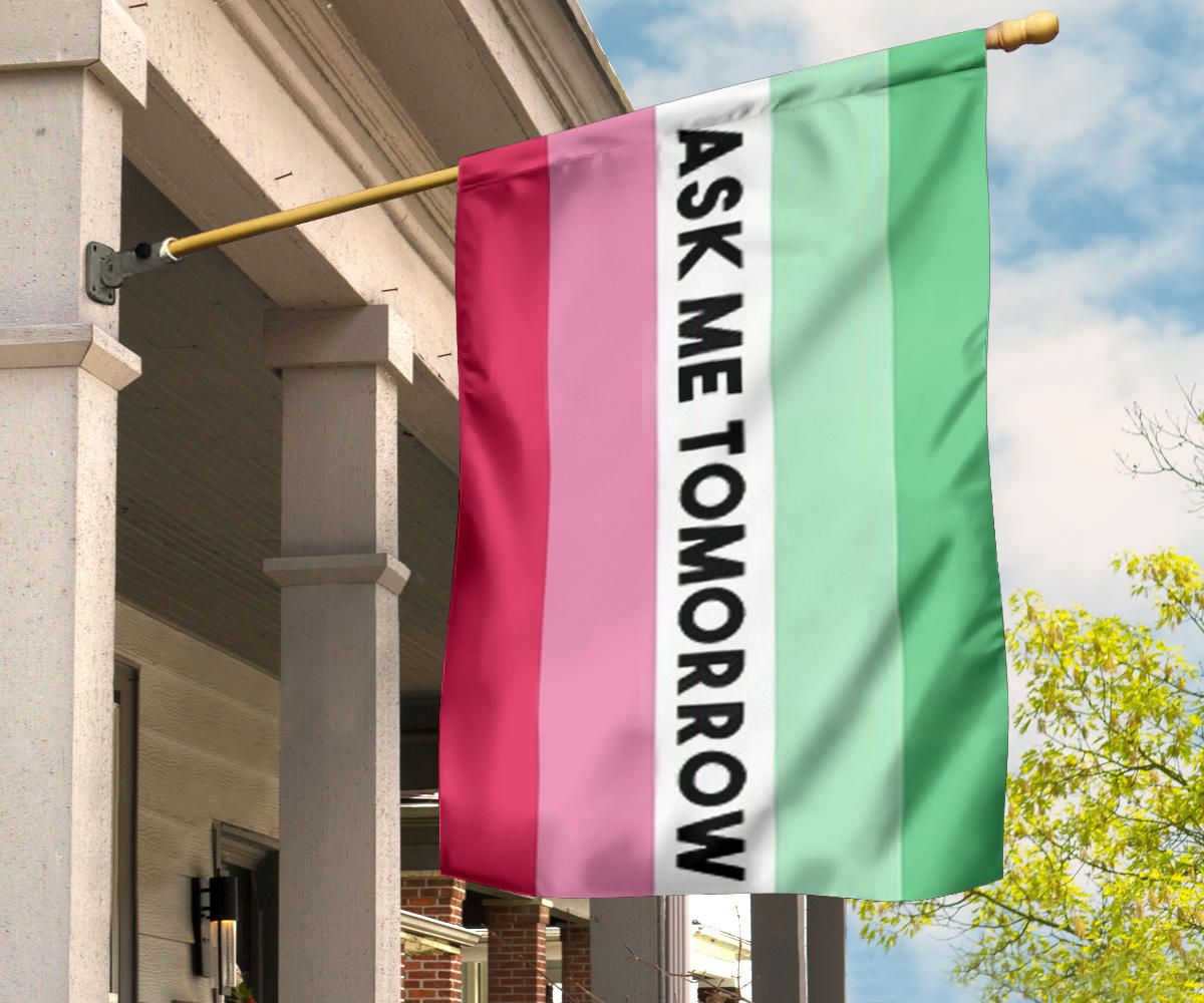 Arbosexual Flag Ask Me Tomorrow Arbosexual Pride Flag LGBT Merch