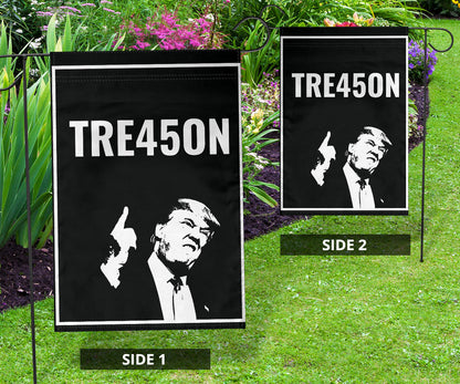 Treason Trump Tre45on Flag Anti Trump Flag Merchandise Vote Democrats