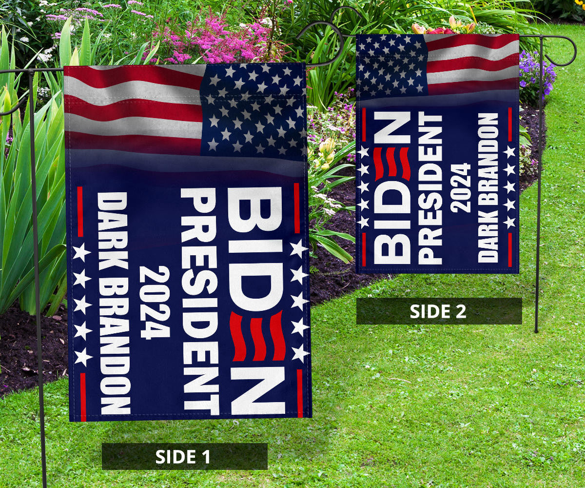 Biden President 2024 Dark Brandon Flag Joe Biden Campaign Merchandise