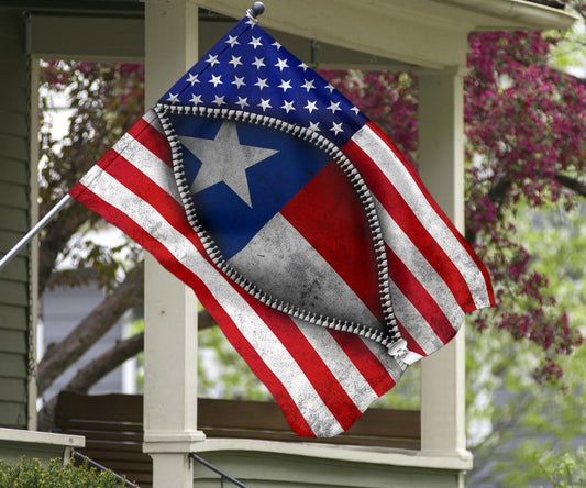 Texas American Flag Fourth Of July Flag Patriotic Wall Art