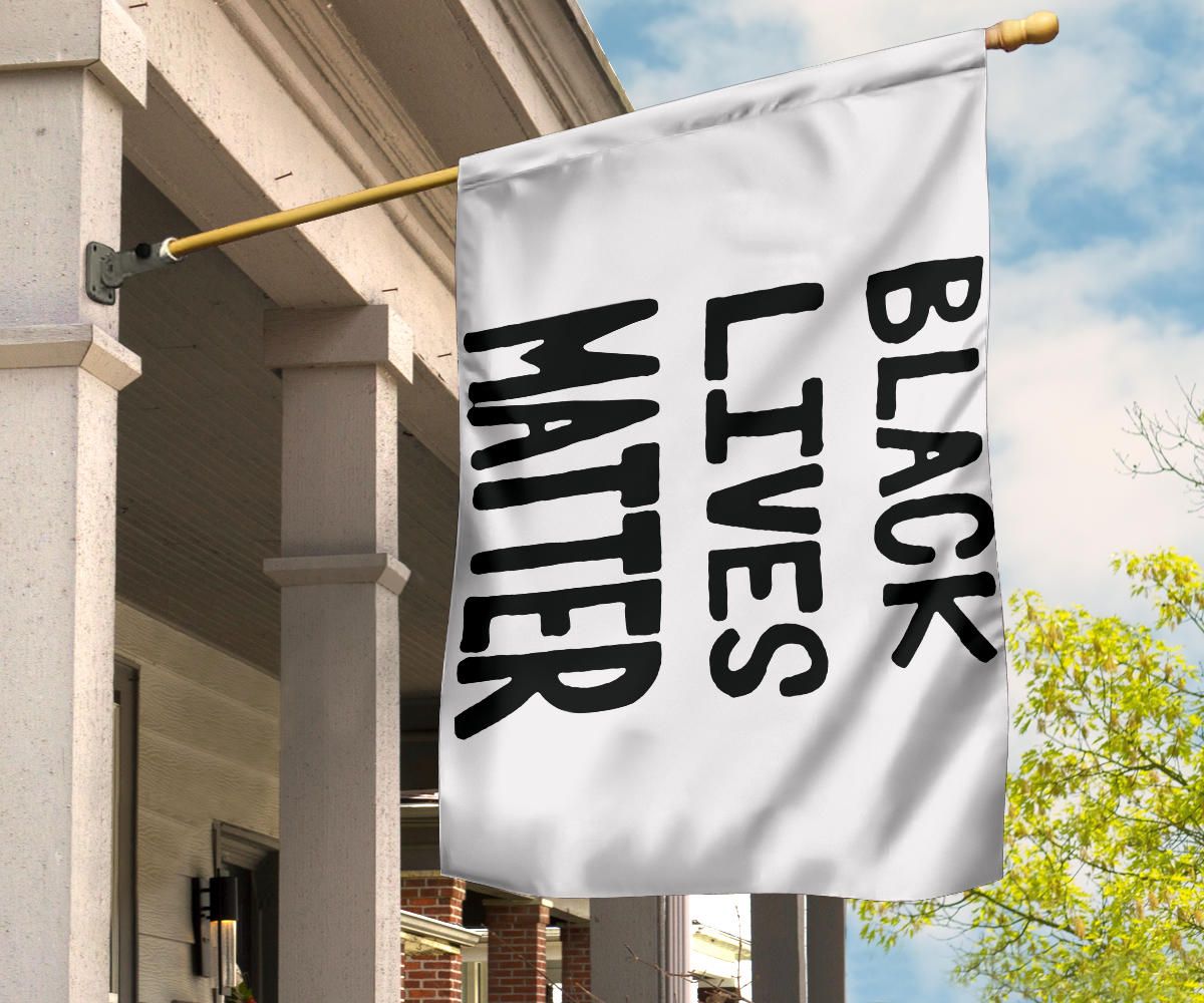 Black Lives Matter Flag Social Justice Activist BLM Flag Banner Indoor Outdoor Decor