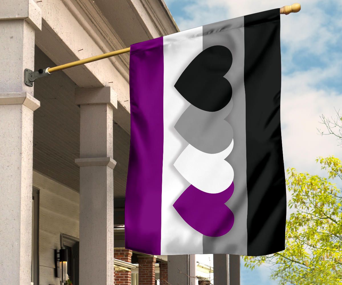 Asexual Flag International Asexuality Day LGBT Merch Ace Flag Asexual Pride Flag