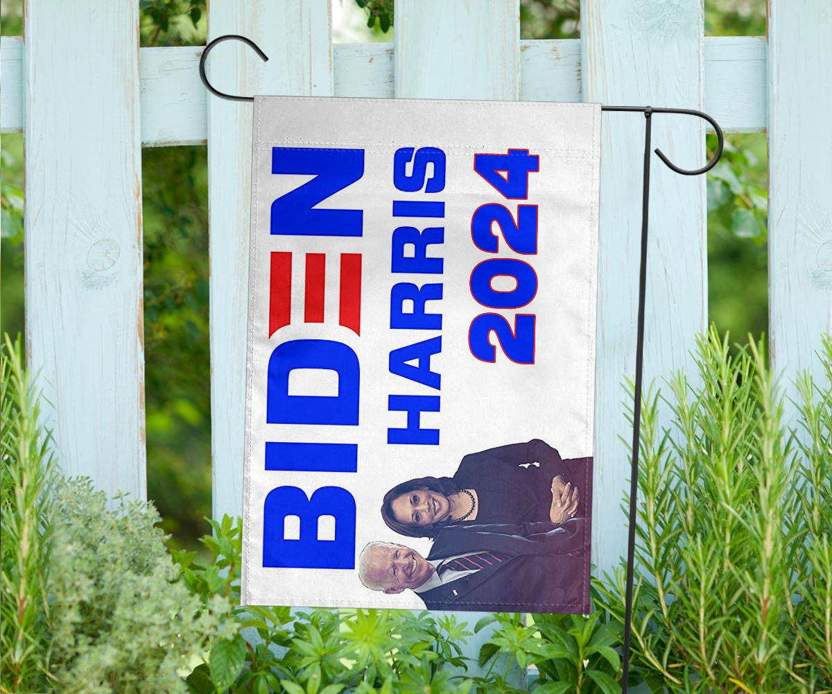 Biden Harris 2024 Flag Kamala Harris Vice President Joe Biden President 2024 Political Merch