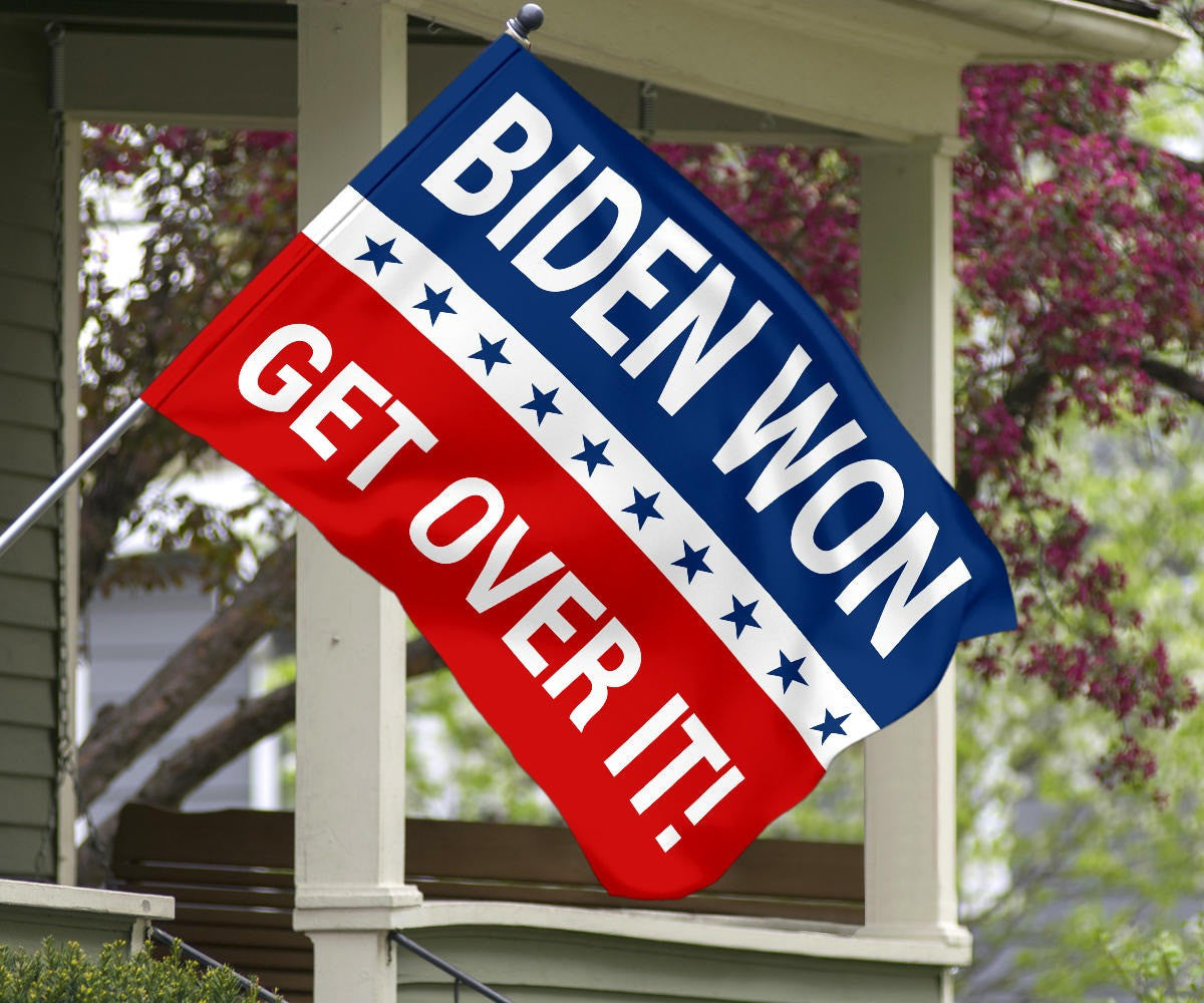 Biden Won Get Over It Flag Vote Joe Biden For President 2024 Merchandise