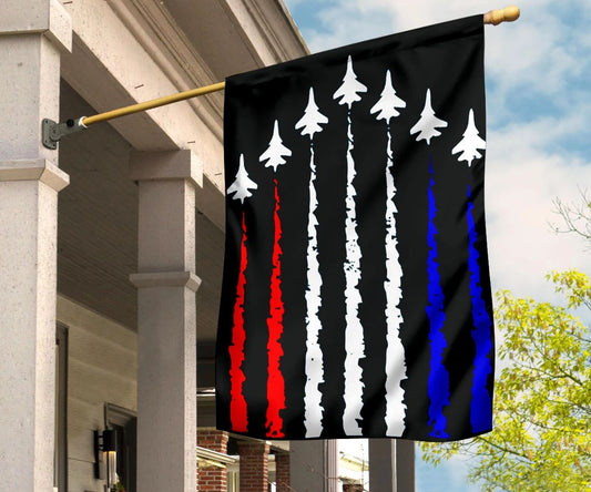 US Air Force Flag Air Force Flyover Proud USAF 4th Of July Independence Day Yard Decor