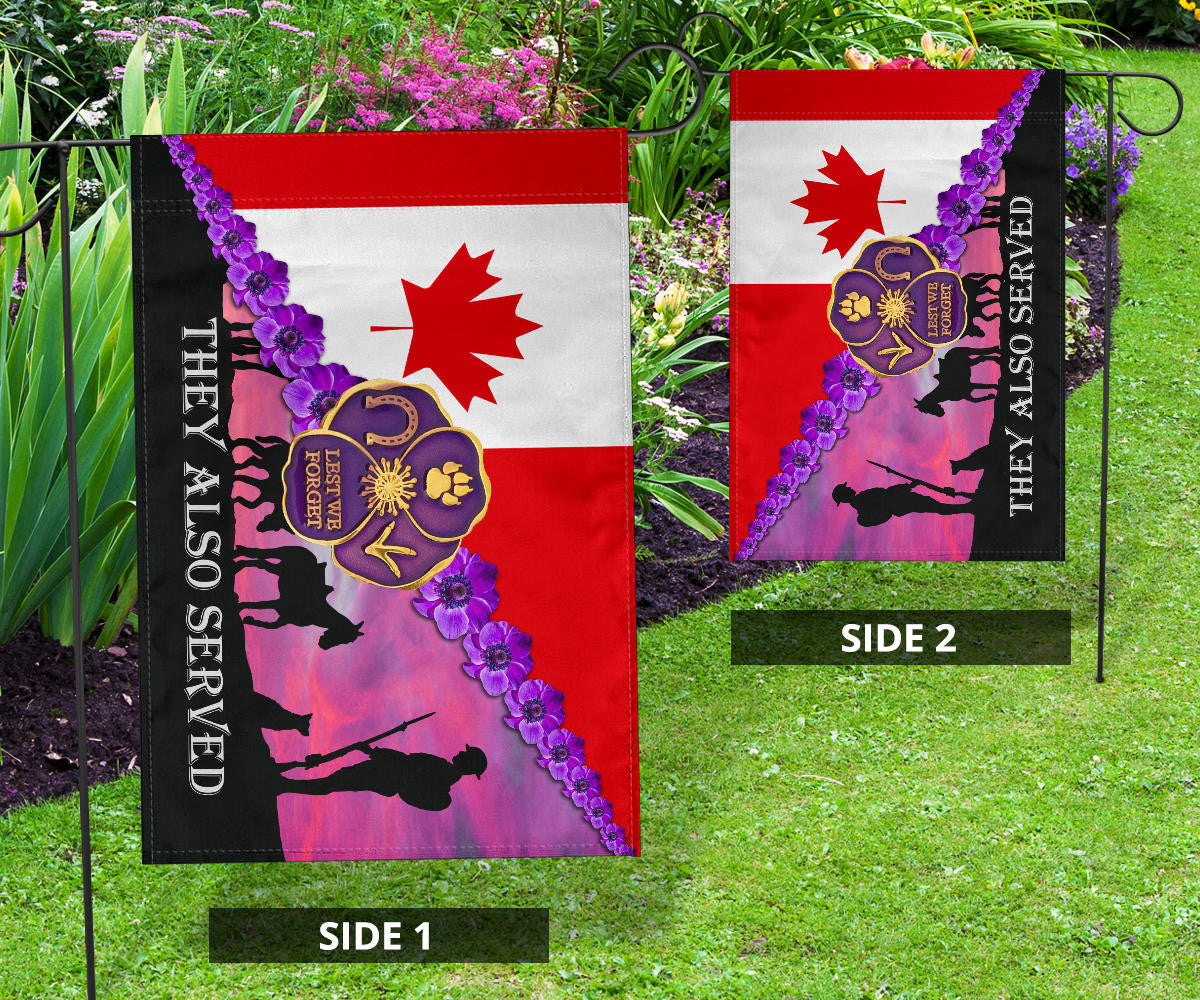 Animals They Also Served Flag Canada Flag Animals Sacrificed In War Lest We Forget Merch