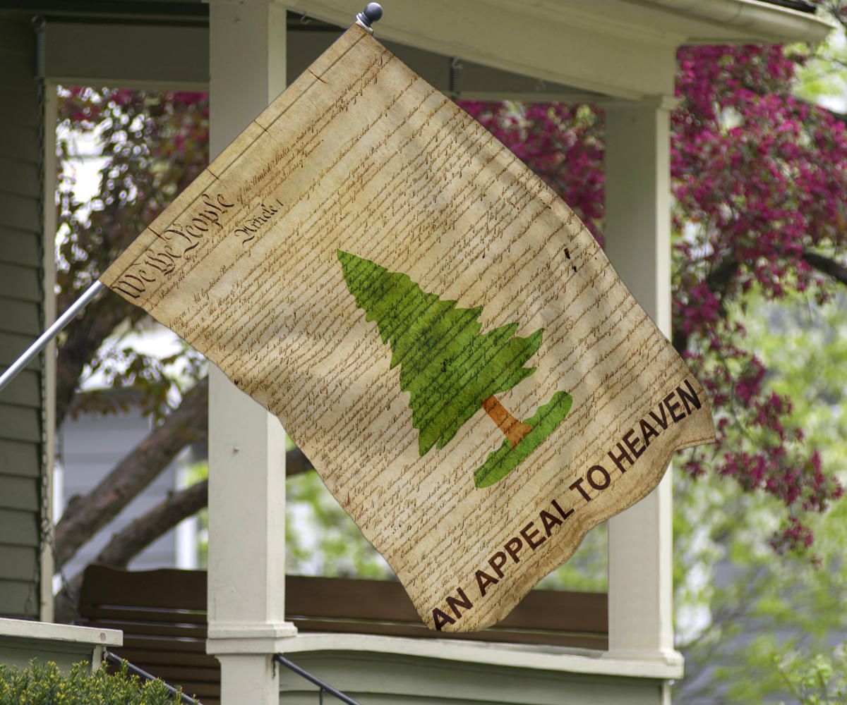 Appeal To Heaven Flag An Appeal To Heaven Flag Made In USA Revolution Pine Tree Vintage Banner