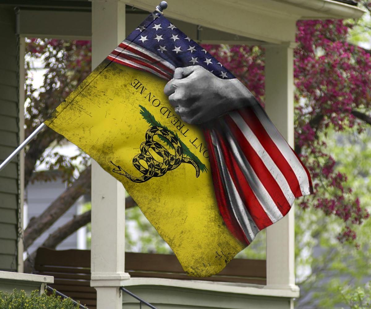 American Don't Tread On Me Flag Fourth Of July Patriotic Flag