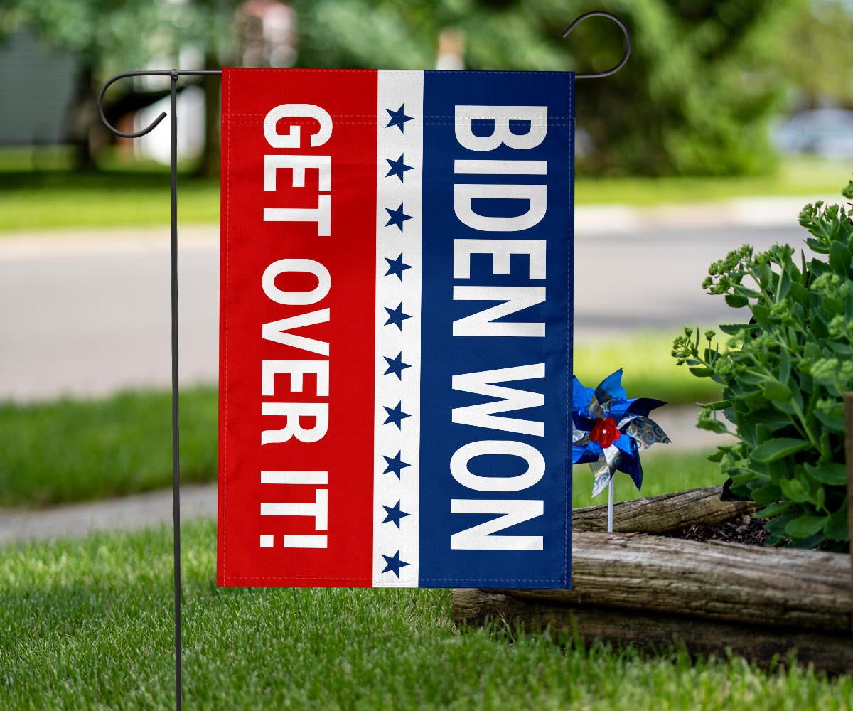 Biden Won Get Over It Flag Vote Joe Biden For President 2024 Merchandise