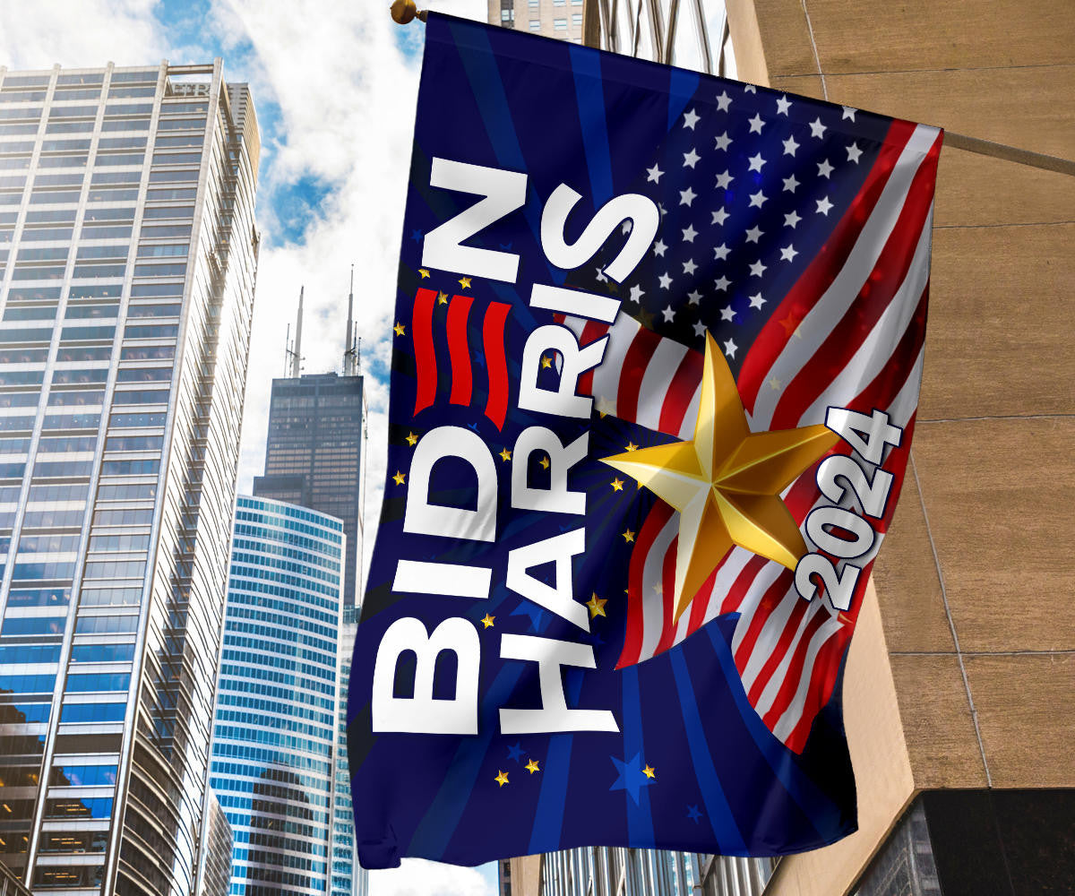 Biden Harris 2024 Flag For Sale Support Biden Harris Campaign Merch