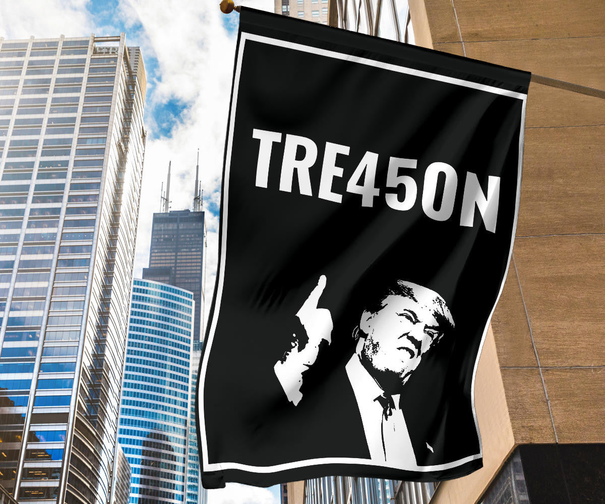 Treason Trump Tre45on Flag Anti Trump Flag Merchandise Vote Democrats