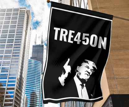 Treason Trump Tre45on Flag Anti Trump Flag Merchandise Vote Democrats