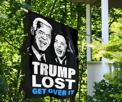 Trump Lost Lol Flag Trump Lost Get Over It Biden Harris Merchandise Funny Anti Trump