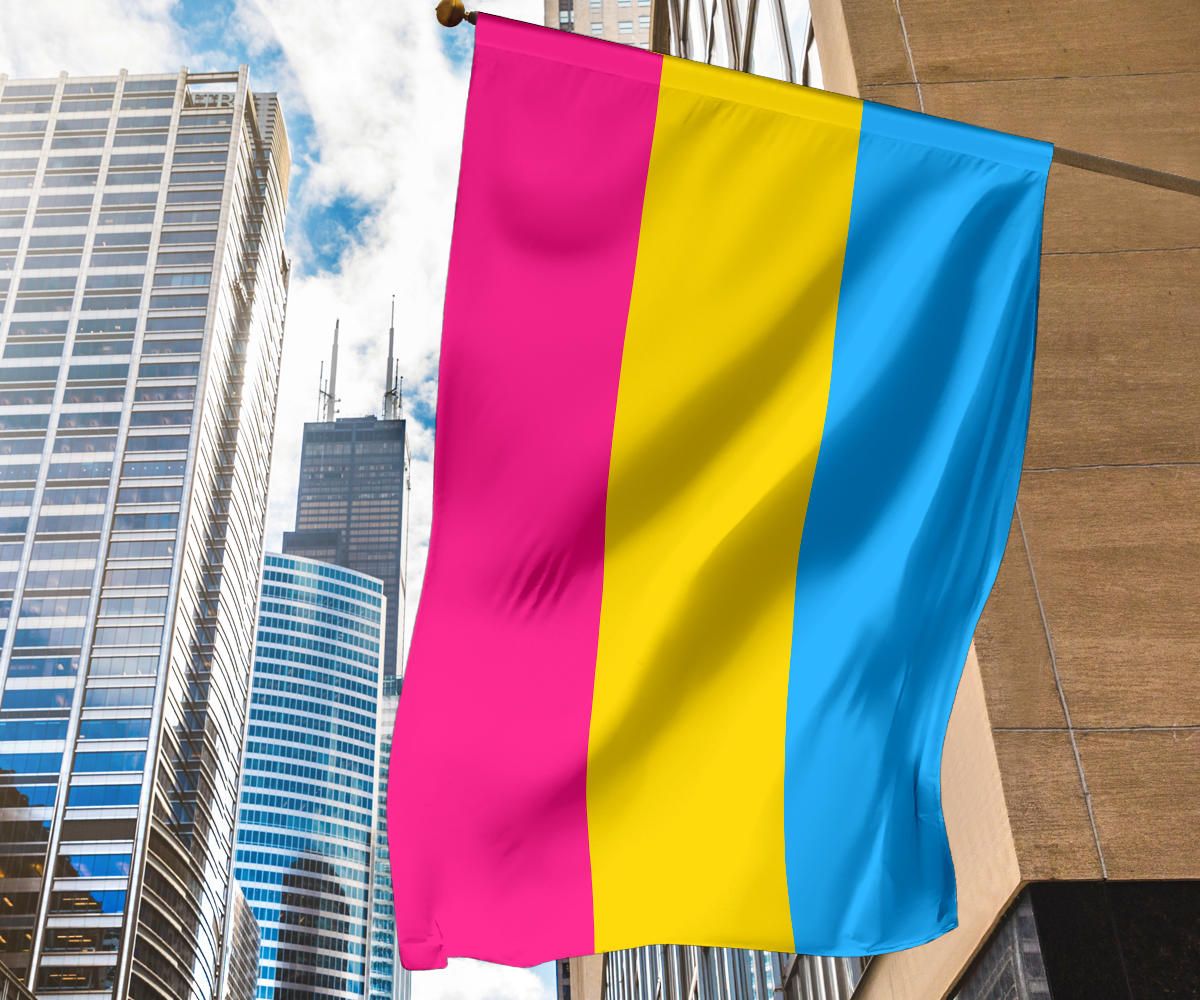 Blue Yellow Pink Flag Pansexual Pride Flag LGBT Pansexual Flag For Sale