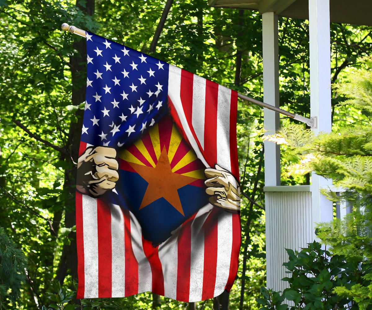 Arizona American Flag 4th Of July Patriotic Decoration