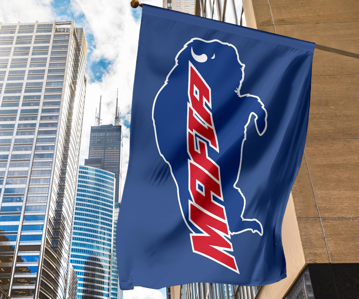 Bills Mafia Flag Buffalo Bills Mafia Team Support Banner