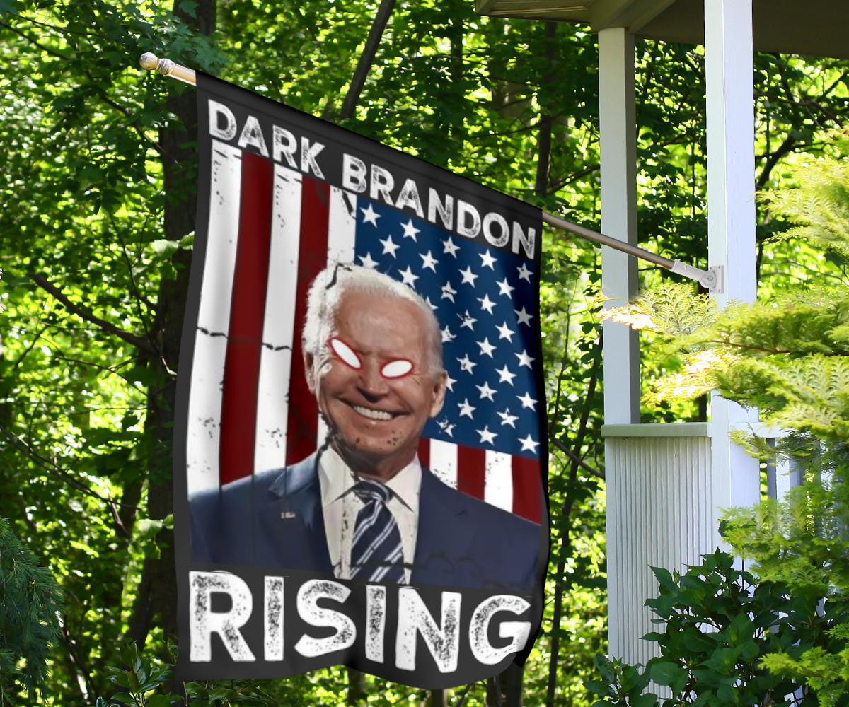 Biden Dark Brandon Rising Flag Funny Joe Biden 2024 Campaign Merchandise