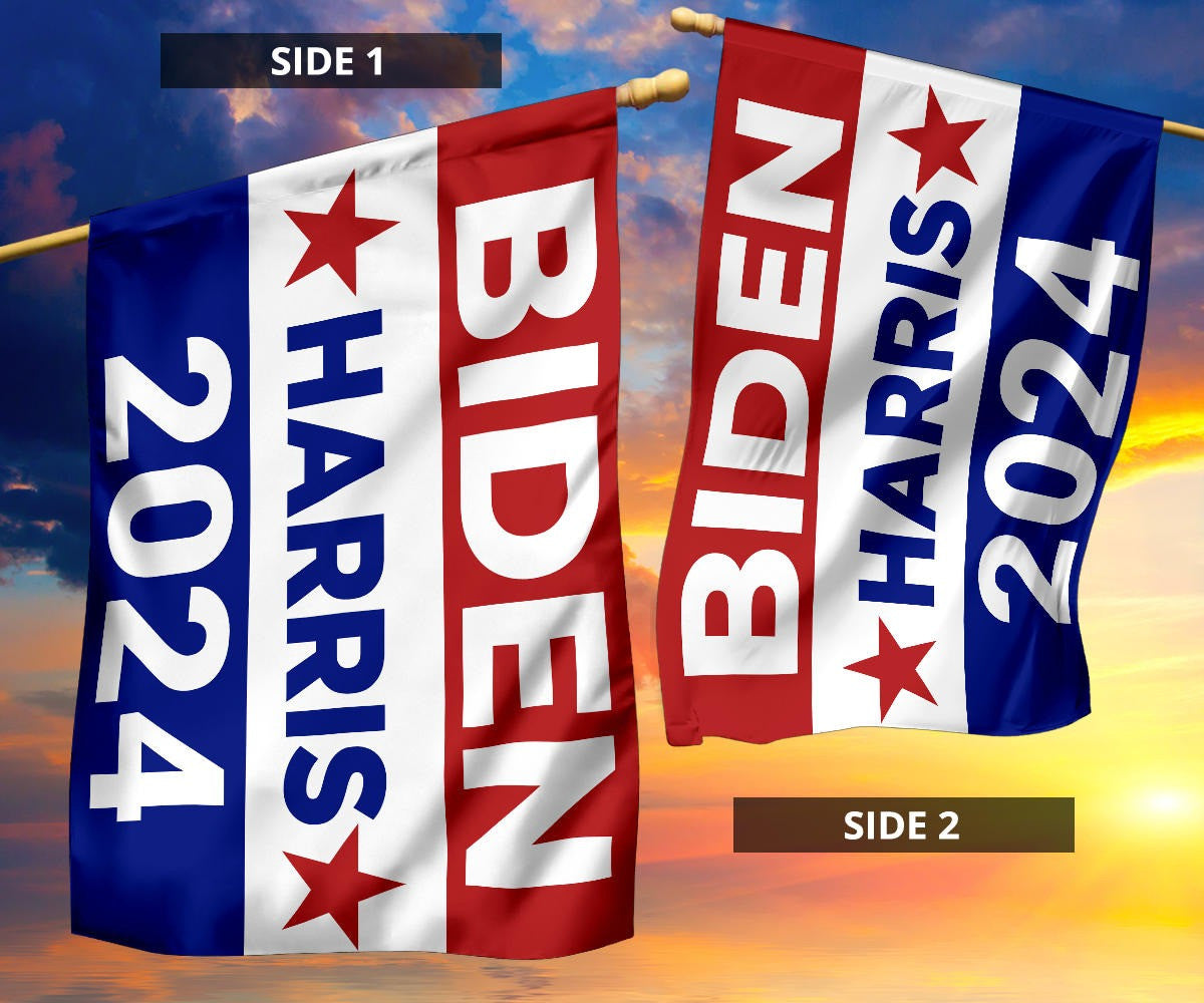 Biden Harris 2024 Flag Vote For Joe Biden 2024 Presidential Election Merchandise