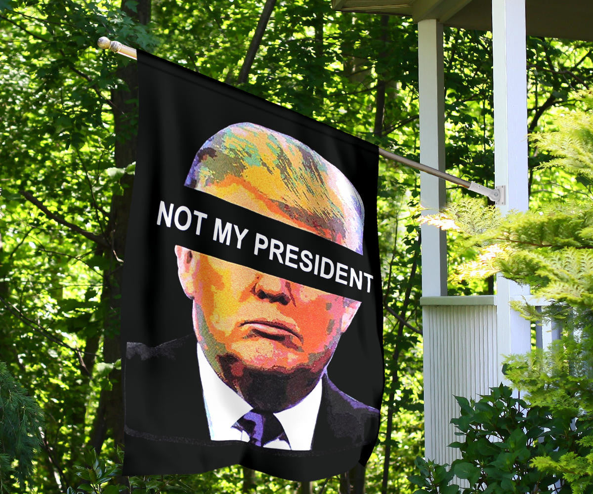 Trump Not My President Flag Trump Impeachment Anti Trump Flag Decor